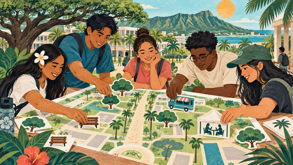 UH Mānoa students map out a new future for Legacy Path UH Mānoa students map out a new future for Legacy Path